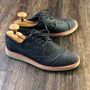 TOMS Men’s Brogue Lace-Up Shoes